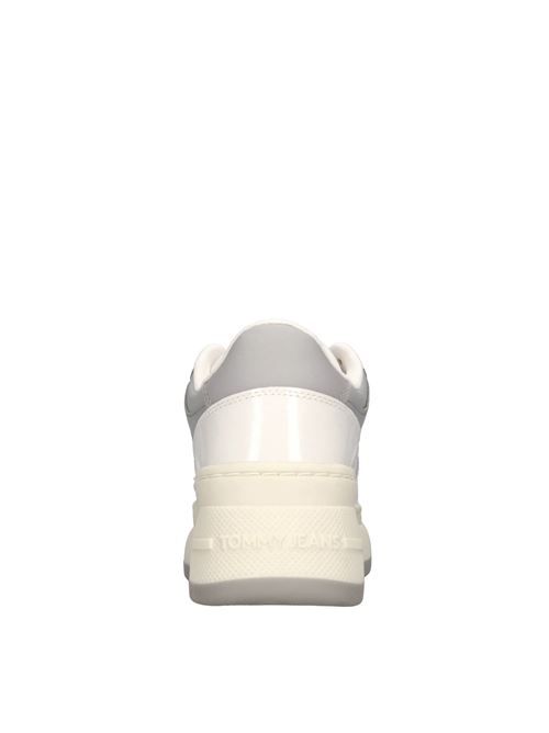 Sneakers in pelle ed ecopelle TOMMY JEANS | EN0EN02523BIANCO